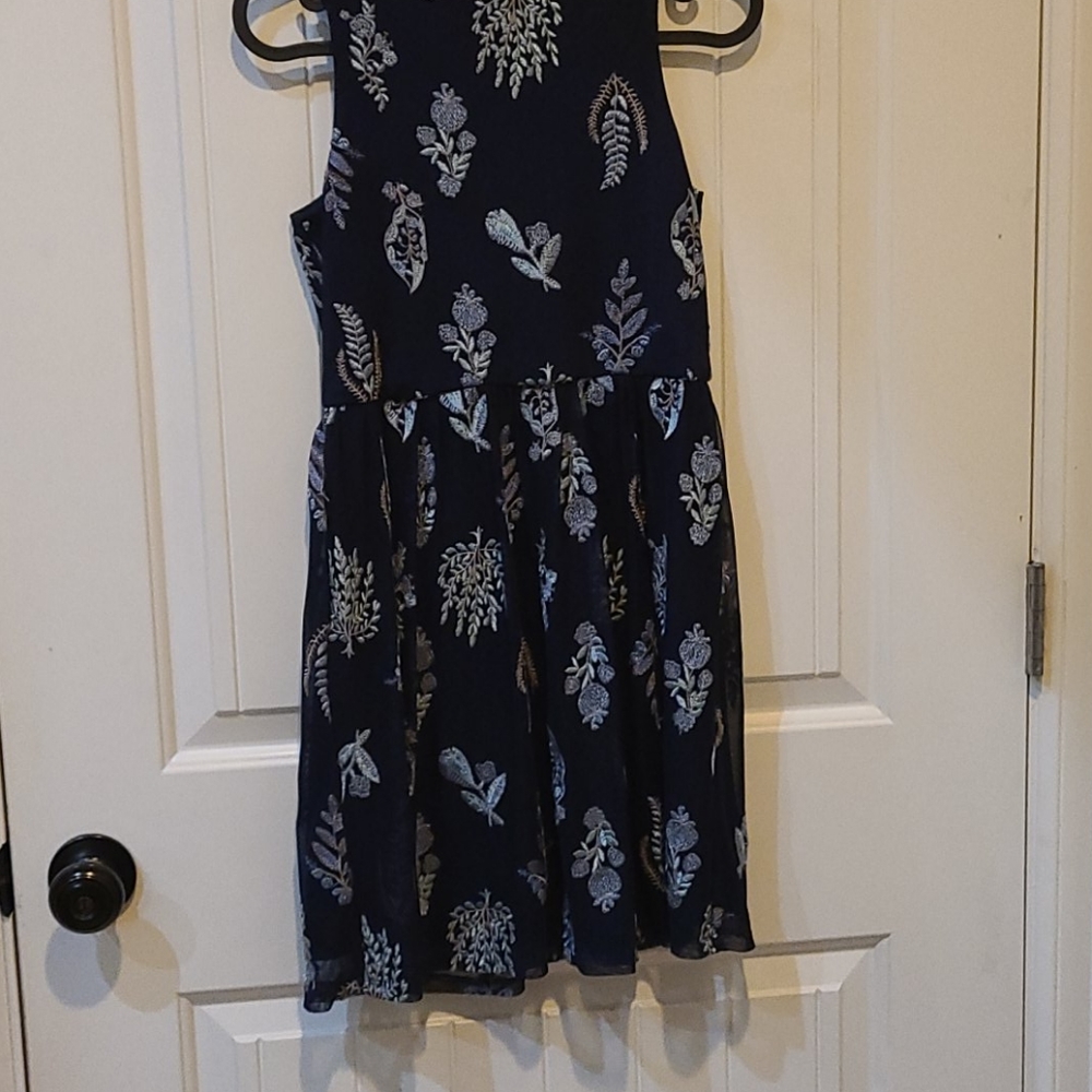 Short Navy Blue Dress